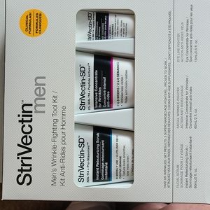 Strivectin Men's Wrinkle Fighting Tool Kit New & Sealed